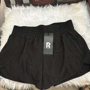 Women's Black Athletic Shorts-brand new!